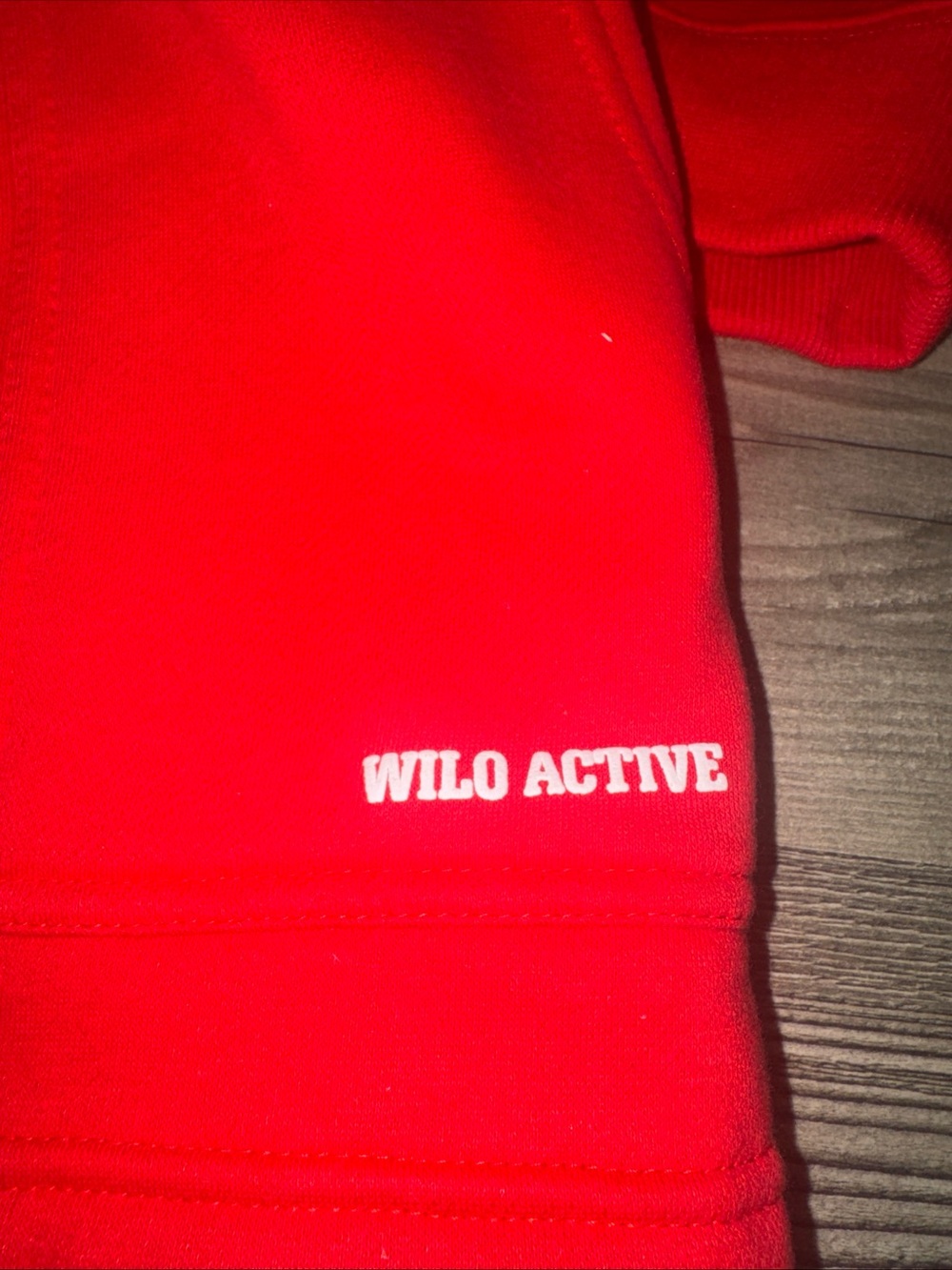 Wilo the label NWT Sporty Red Sweatshirt & Shorts Set size small - Picture 4 of 9